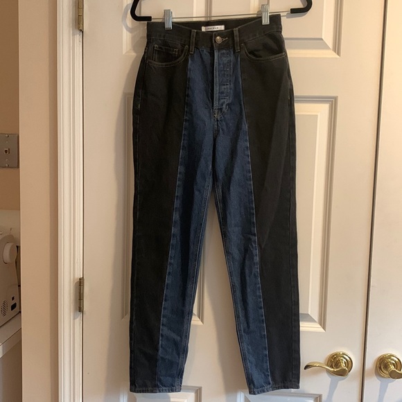 PacSun Denim - Pacsun Ultra High Rise Black Blue Denim Jeans -- 25